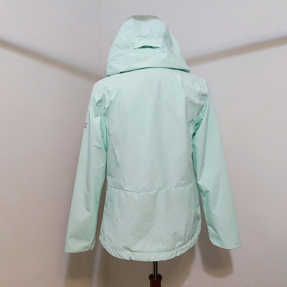 Swiss Alps Mint/Aqua Rain Jacket S - Picture 12 of 16